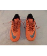 Children Youth Girls Nike Mercurial Vapor Bright Orange Soccer Cleats 30568 - £24.97 GBP