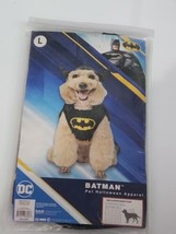 New DC Comics Batman Pet Halloween Apparel Large Dog Costume - $12.77