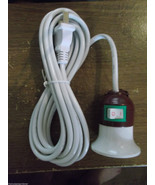 100 WATT CAPACITY DIY HANGING LAMP SOCKET WITH 10 FOOT CORD- MULTIPLE USES! - $266.36 MXN