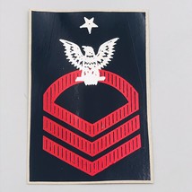 Ten (10) Vintage Chief Petty Officer E7 Sticker Decals Emblem 3&quot;x2&quot; Ken ... - $9.49