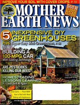 Mother Earth News Magazine October/November 2009 5 Inexpensive DIY Green Houses - £6.01 GBP