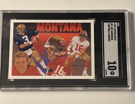 1991 Upper Deck Heroes Joe Montana* — NFL Checklist Card 9/9 SGC 10 GM - Pop 54* - £73.21 GBP