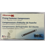 Officemate Prong Fastener Compressors Silver 100 / Box (99855) 525998 - ... - $15.45 CAD
