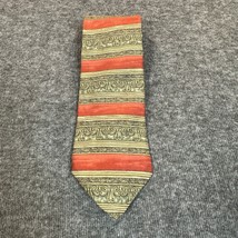Bill Blass Mens Tie Gold Bronze Copper Traditional 100% Silk NeckTie - $12.99