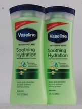 2 Vaseline 10 Oz Intensive Care Soothing Hydration Glycerin &amp; Aloe Body ... - $21.99
