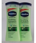 2 Vaseline 10 Oz Intensive Care Soothing Hydration Glycerin &amp; Aloe Body ... - £16.98 GBP