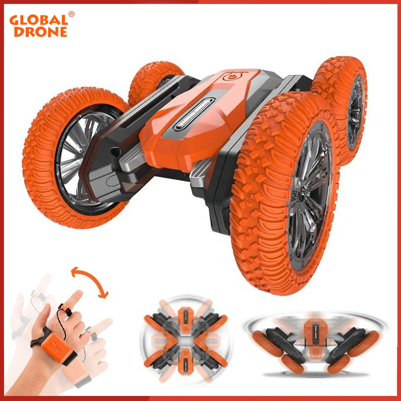 GD99 Racing 360 Rolling Spinning Hand Gesture Sensing RC Stunt Car Kids Toy With - £29.03 GBP