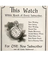 Perry Mason Pocket Watch 1897 Advertisement Victorian XL Accessory Jewel... - $56.16 CAD