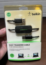 NEW Belkin Easy Transfer Cable For Windows 8 - Sealed - 8 ft 2.4 m USB 2.0 - $15.00