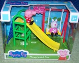 Peppa Pig PEPPA PIG Peppa&#39;s PLAYGROUND FUN Playset New - $17.33