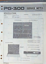 Original Roland Service Manual / Schematics Book for the PG-300 Synth Pr... - $49.49