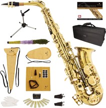 Mendini By Cecilio Alto Saxophones - E Flat Saxophones With, Reeds And Cloths. - £382.06 GBP