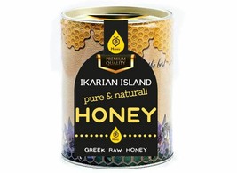 Ikarian 1Kg-35.27oz FLOWER Honey Can exquisite,strong flavor unique honey. - $92.80
