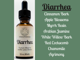 DIARRHEA Herbal Tincture Blend / Liquid Extract / Organic Apothecary Herbs - £11.82 GBP