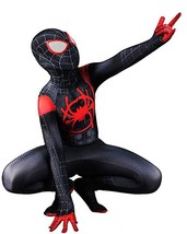 Spider-Man Superhero Costume Into the Spider-Verse Miles Morales Unisex ... - £22.97 GBP+