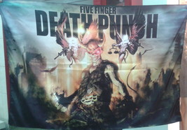 FIVE FINGER DEATH PUNCH The Wrong Side of Heaven FLAG CLOTH POSTER BANNE... - $20.00