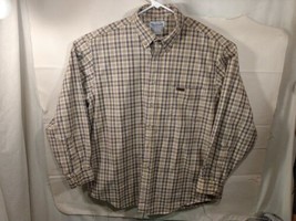 Carhartt Mens Multicolor Plaid &amp; Check  Button-Front Heavy Shirt Sz Large  - £18.15 GBP