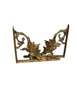 Pair Of Gold Colored Cast Iron Corner Wall Brackets - $365.87 MXN