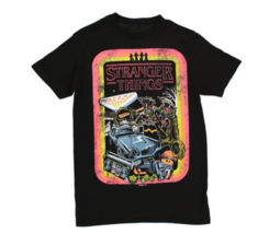 Stranger Things Retro 80s Style Graphics T Shirt Unisex Netflix NEW X La... - £12.37 GBP