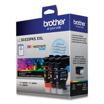 Brother LC30333PKS 3-PK Super High-yield Color INKvestment Tank Ink Cartridges - £92.63 GBP