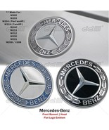 New Front Flat Logo Emblem For Mercedes Benz 57MM DHL EXPRESS - $119.90