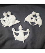 Haviland Limoges Noel Christmas Set 3 Ornaments 75 78 79 Jean-Jacques Pr... - $629.67 MXN