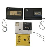 Lot of 3 Disc Cameras Kodak 4000 &amp; 6000 Ansco Disc HR 30S With Unused Fi... - £15.85 GBP