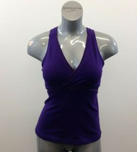 Lululemon Deep V Purple Athletic Tank Women’s Size 8 Workout Gym Tank - £10.99 GBP