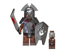 Building Block Uruk-Hai Orc Bloody Warrior LOTR Lord of the Rings Hobbit Minifig - £5.51 GBP