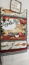 Set Of 2 Same Printed Cotton Towels (15&quot; X 25&quot;) Apples &amp; The Apple Pie Home - £17.56 GBP