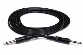 Hosa CPP-110 1/4&quot; TS to 1/4&quot; TS Unbalanced Interconnect Cable, 10 Feet - £7.96 GBP