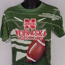 Team Athletics Nebraska Cornhuskers Football T-Shirt XL 14-16 Green - $16.95