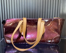 Excellent Louis Vuitton Purple Vernis Monogram Rosewood Avenue Shoulder Bag COA - £786.94 GBP
