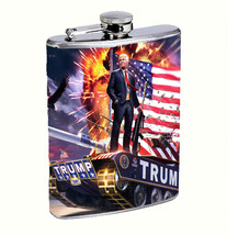 President Donald Trump 2024 L6 8oz Stainless Steel Flask Drinking Whiske... - £12.58 GBP