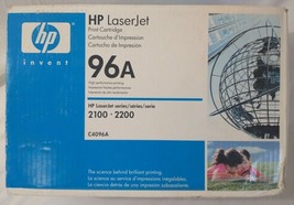 HP 96A Black Toner Cartridge C4096A OEM New Genuine Sealed Laserjet 2100... - $24.97