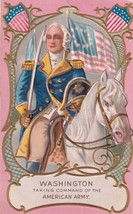 Patriotic President&#39;s Day George Washington On Horse Birthday No. 1 Postcard E09 - $11.99