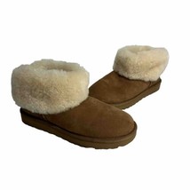 UGG Women&#39;s 1106757 Brown Classic Fluff Boots Size 7 - $54.44