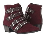 Circus By Sam Edelman Women Ankle Booties Hutton Size US 5 Burgundy Faux... - $39.60