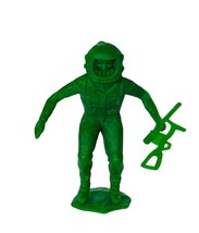 Astronaut MPC Army Men Toy Soldier plastic Nasa US figure vtg Marx Space GREEN 4 - £10.97 GBP