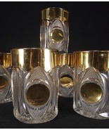 Co-operative Flint Glass Co. tumbler GOLD CIRCLE antique ca. 1890 Co-Op’... - $133.99
