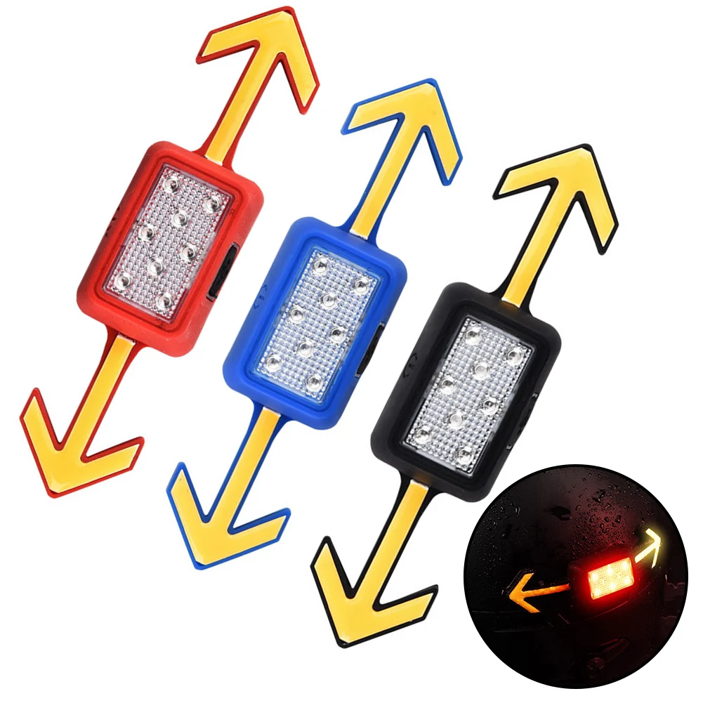Bicycle Helmet Light Taillight Rechargeable Turn Signals Light Wireless Remote - £8.98 GBP