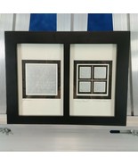 Original Abstract Art Ink Drawing Signed M Collins 9 x 7 Framed Easel Back - €51,56 EUR