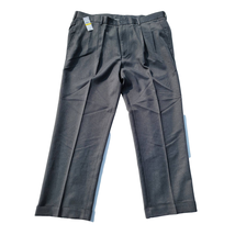 Van Heusen Comfort Stretch Slacks 40 X 30 Dark Gray Pants W/Cuffs New - $44.36 CAD
