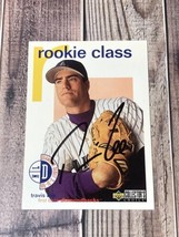 Travis Lee autographed Baseball Card 1998 Upper Deck Rookie Class #430 Arizona - £3.98 GBP