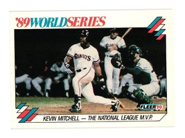 1990 Fleer #2 Kevin Mitchell - The National League MVP San Francisco Giants - £3.14 GBP