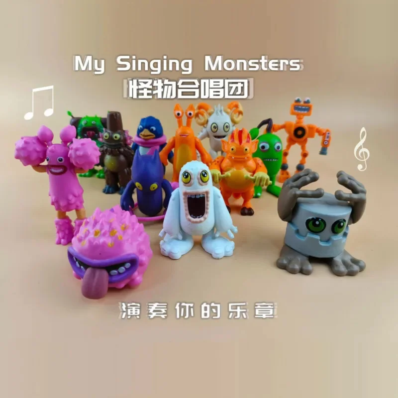 My Singing Monsters Action Figures Cute Song Monsters Figure Set Collectible - £29.43 GBP