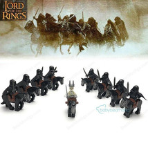 18pcs Lord Of The Rings Horsemen Nazgul and Witch-king Minifigures Build... - £39.28 GBP