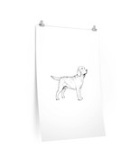 Labrador Retriever Premium Matte vertical posters - $14.94 CAD