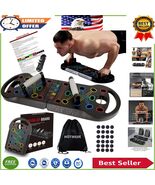 Lightweight Foldable Push Up Bar - Max Weight 600lbs, Perfect for Home W... - $89.51 CAD