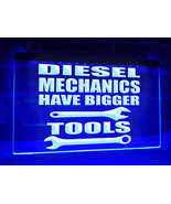Diesel Mechanics Have Bigger Illuminated Led Neon Sign Home Decor, Light... - £20.77 GBP+
